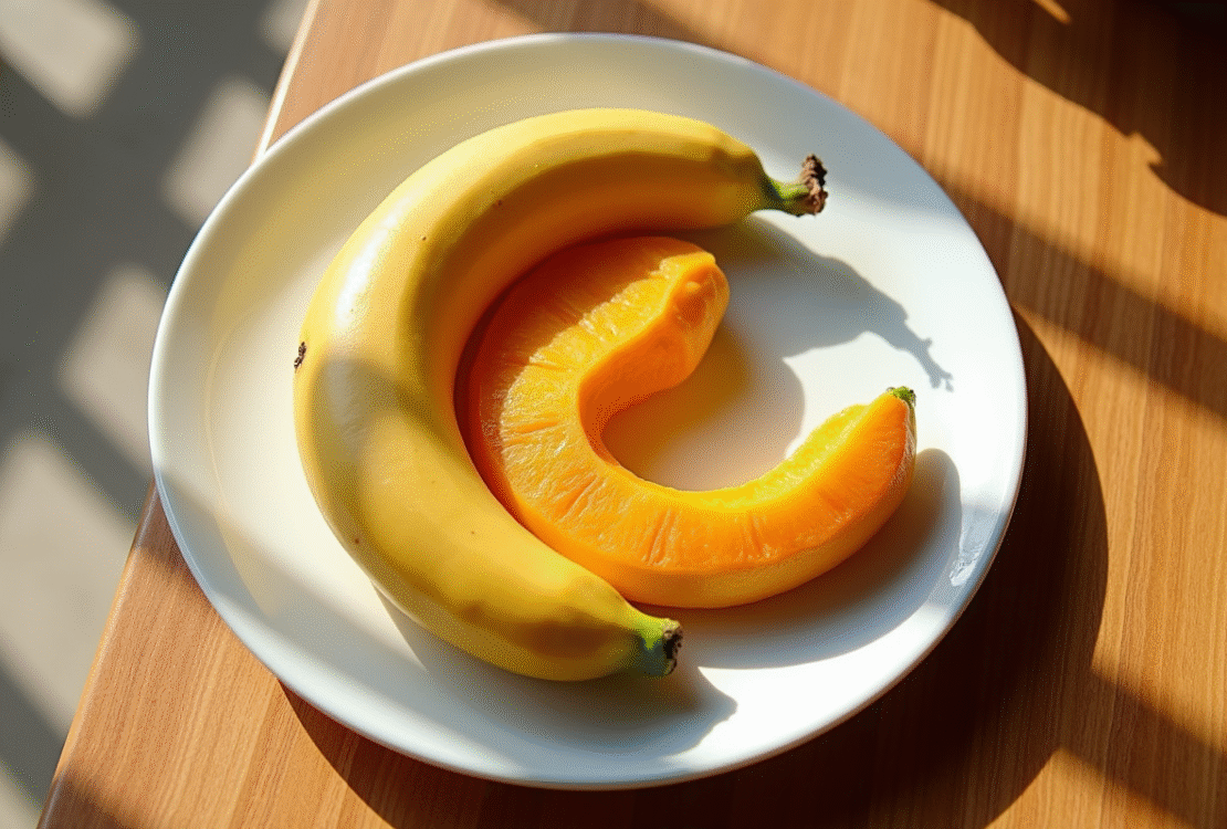 Fruits exotiques fraîches commençant par E sur une assiette blanche